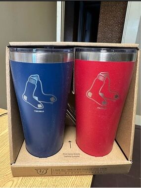 The Memory Company Boston Red Sox 2-Pack Insulated Tumblers - Blue & Red